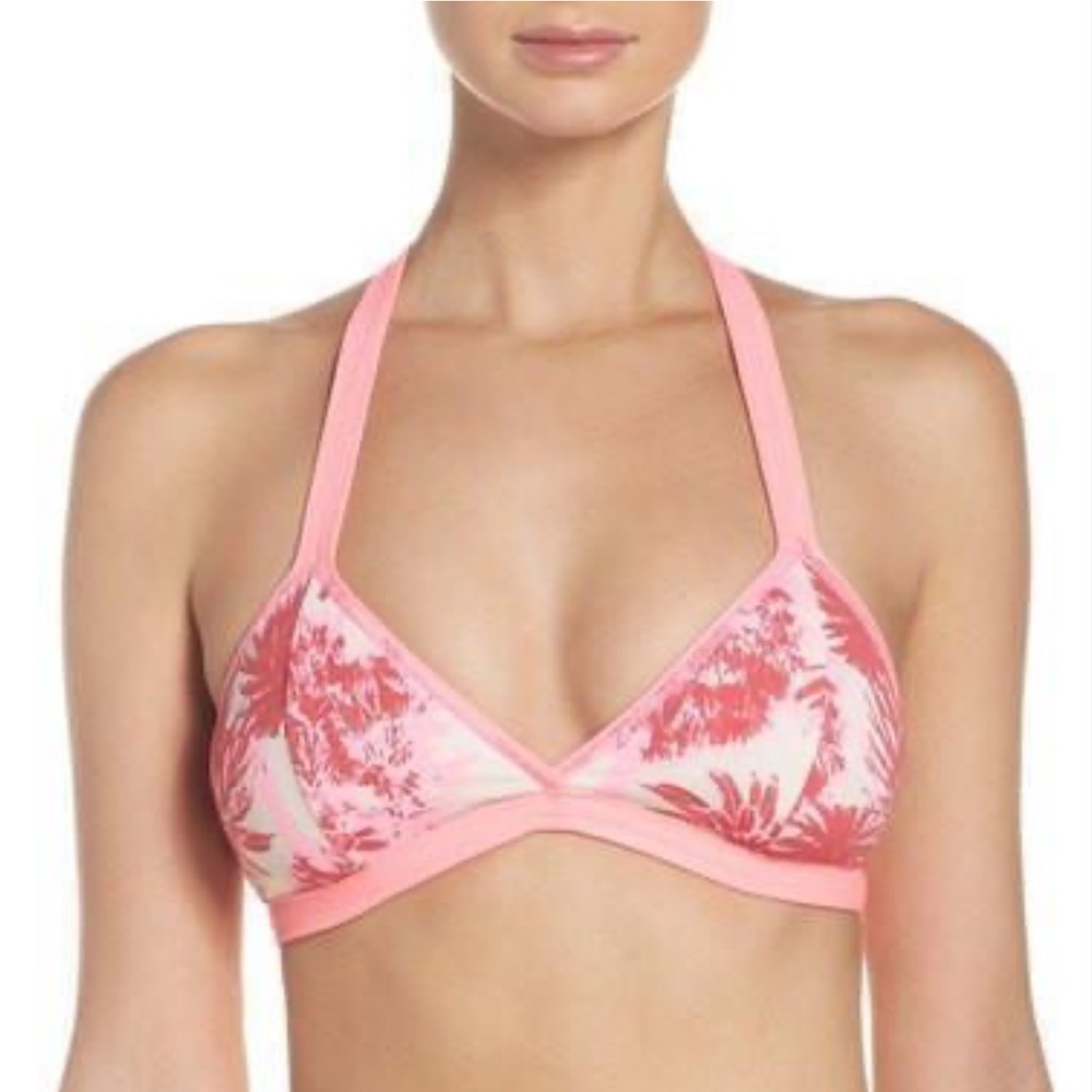 Maaji Reversible Palm Print Swim Top Bikini Top